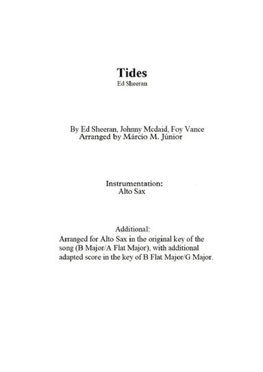 Tides (arr. Márcio Moreira Júnior)