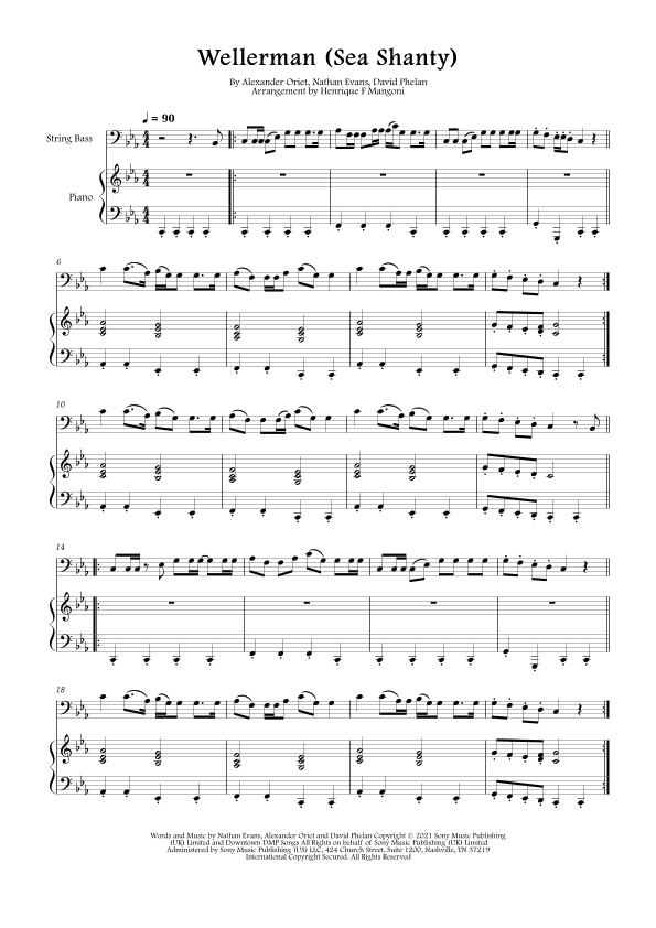 Wellerman (arr. Henrique F Mangoni)