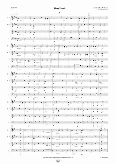 Three Equals (arr. Josef Štastný)