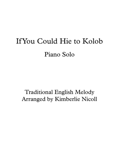 If You Could Hie to Kolob