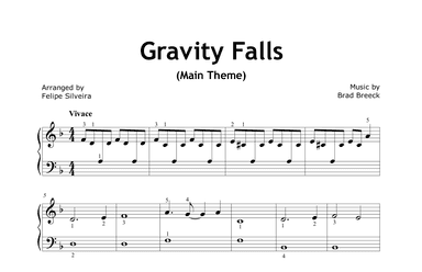 Gravity Falls (main Theme) (arr. Felipe Silveira)