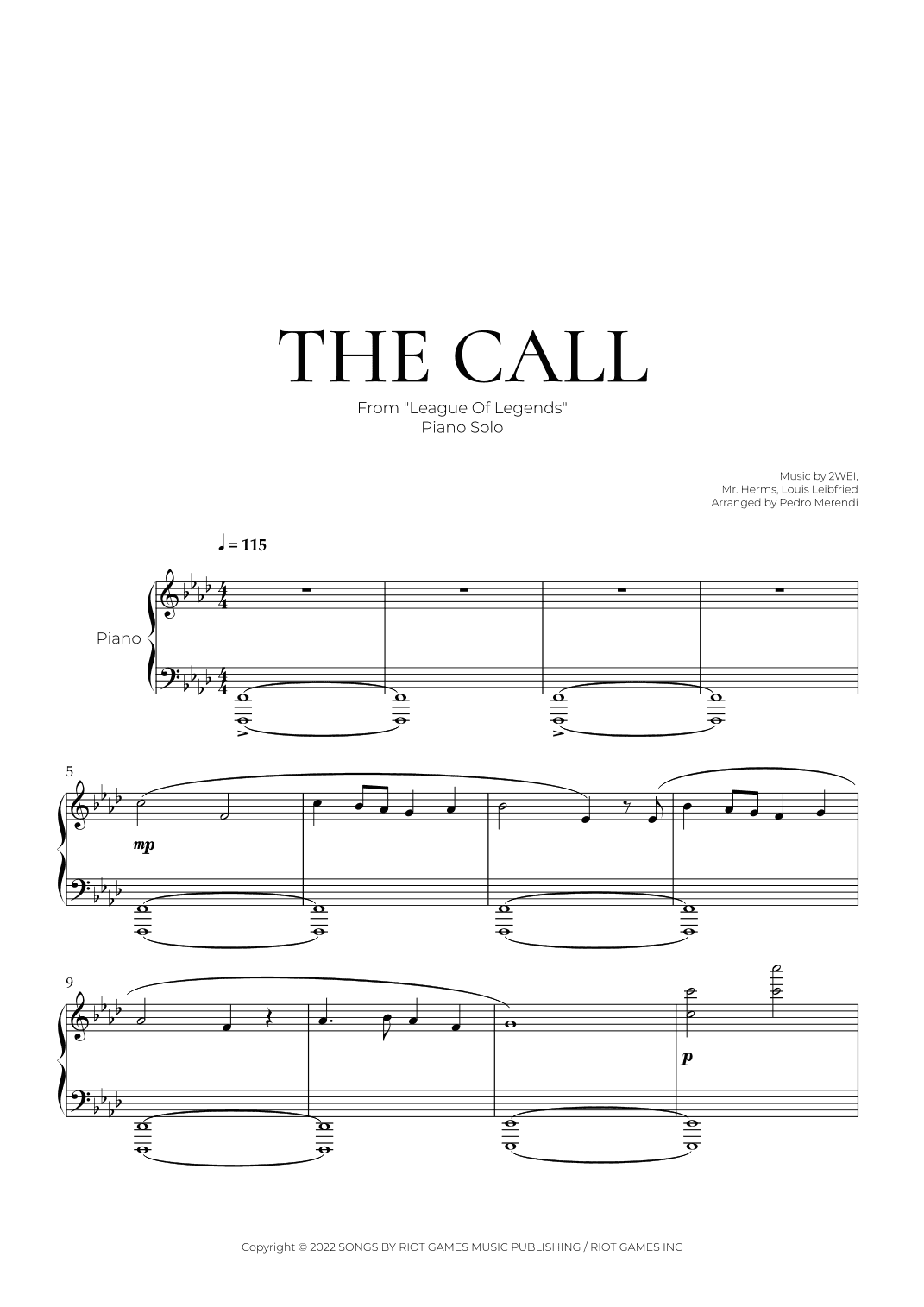 The Call (arr. Pedro Merendi)