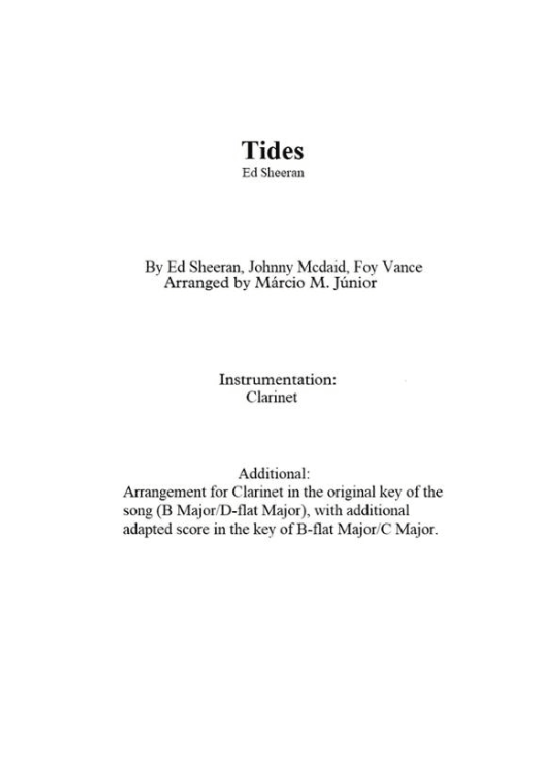 Tides (arr. Márcio Moreira Júnior)