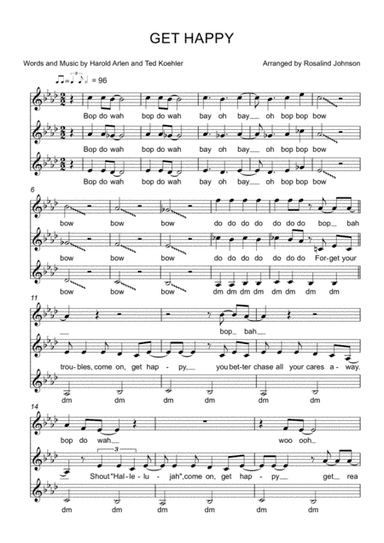 Get Happy (arr. Rosalind Johnson)