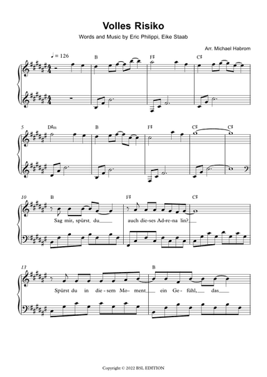 Volles Risiko (arr. Michael Habrom)