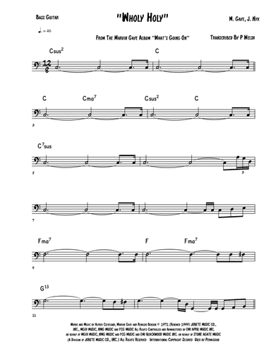 Wholy Holy (arr. Accubass)