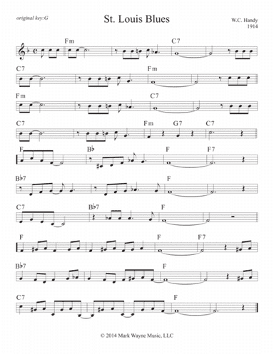 St. Louis Blues (arr. Mark Huxhold)