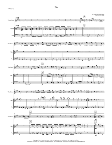 I Do (arr. Fernando Britto)