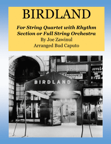 Birdland (arr. Bud Caputo)