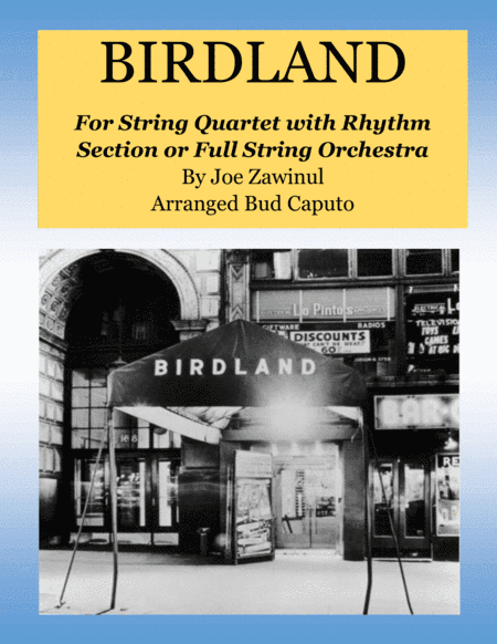 Birdland (arr. Bud Caputo)