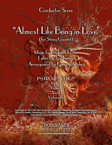 Almost Like Being In Love (arr. Kenneth Abeling)