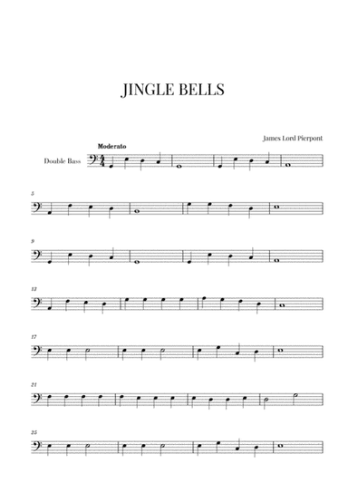 Jingle Bells for Double Bass (arr. Cadenza Editions)