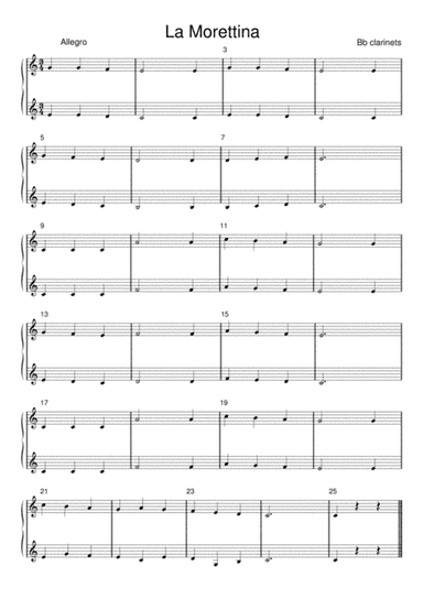 La morettina (arr. Albiter)