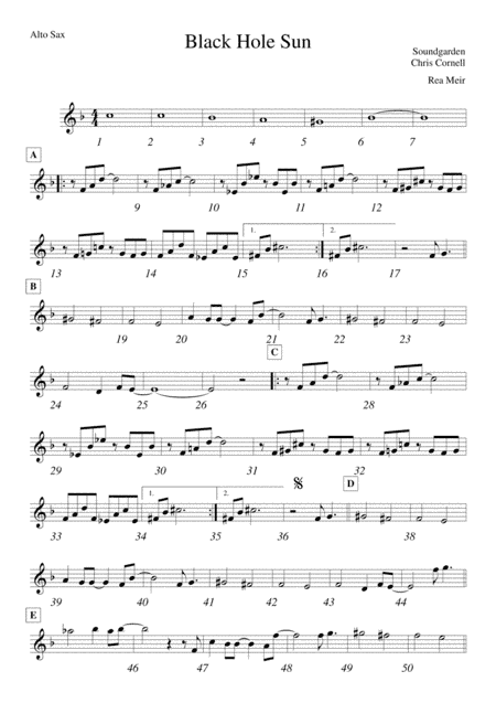 Black Hole Sun (arr. Rea Meir)