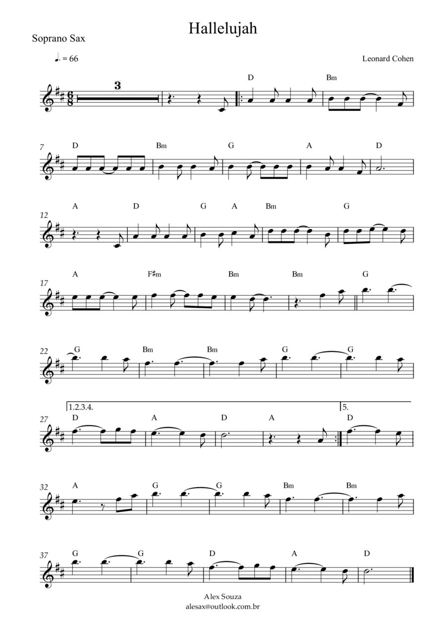 Hallelujah (arr. Alex Souza)