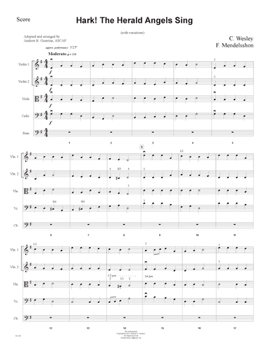Hark! The Herald Angels Sing (arr. Andrew R. Guarrine)