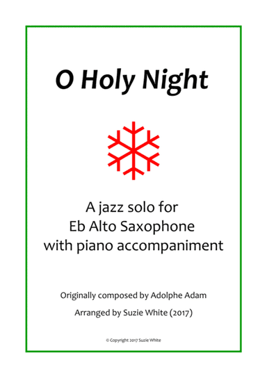 O Holy Night Jazz Solo (arr. Suzie White)