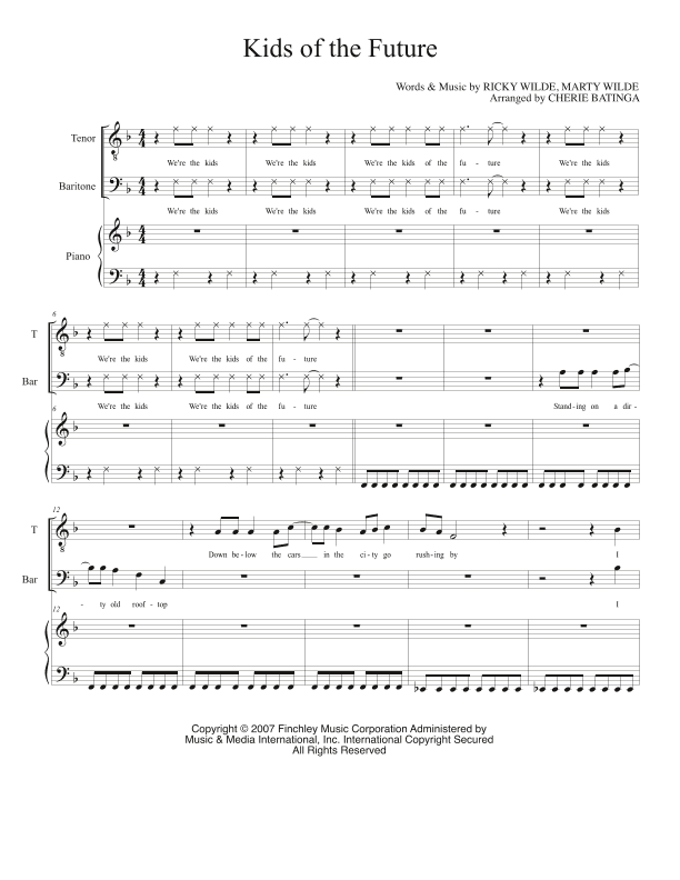 Kids Of The Future (arr. Cherie Batinga)