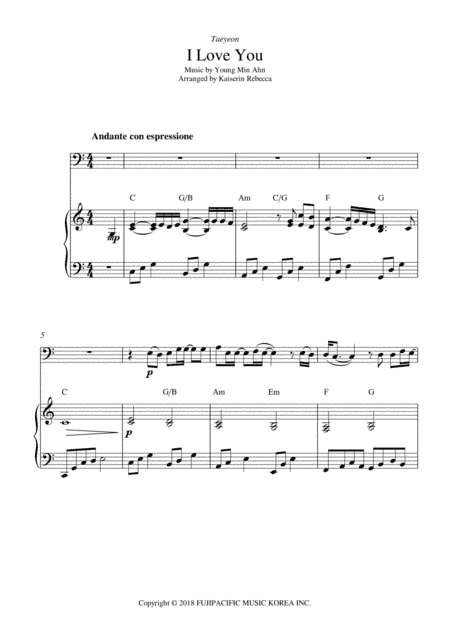 I Love You (arr. Kaiserin Rebecca)