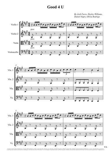 Good 4 U (arr. Wesley S. SIlva)