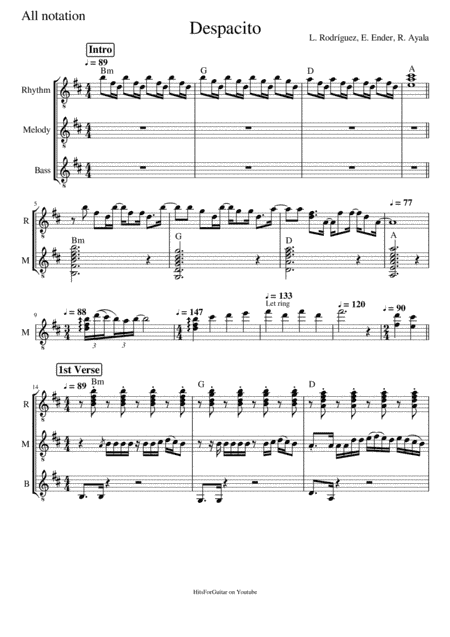 Despacito (arr. Jaan Varts)