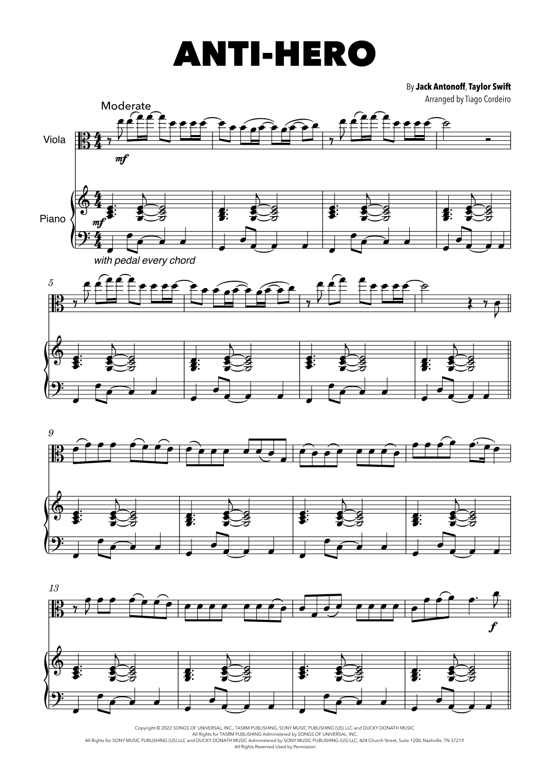 Anti-hero (arr. Tiago Cordeiro)