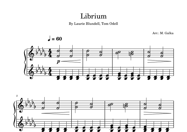 Librium (arr. M. Galka)