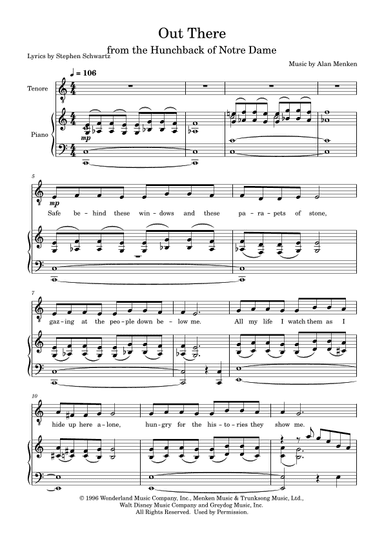 Out There (arr. Frank Gross)