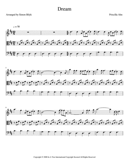 Dream (arr. Simon Bilyk)