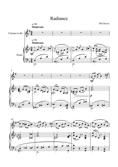 Radiance - Clarinet and Piano