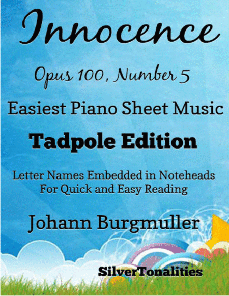 Innocence Opus 100 Number 5 Easiest Piano Sheet Music 2nd Edition (arr. SilverTonalities)