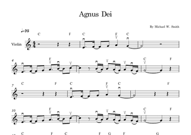 Agnus Dei (arr. E.P)