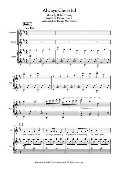 Always Cheerful (arr. Thiago Marconato)