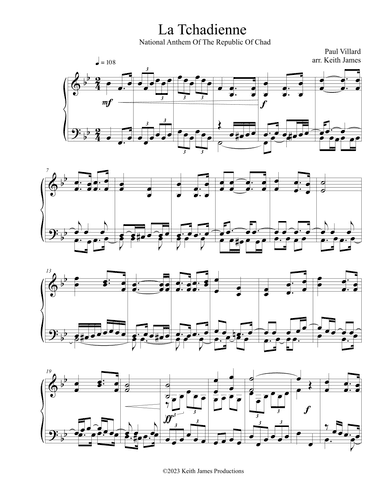 La Tchadienne (arr. Keith James)