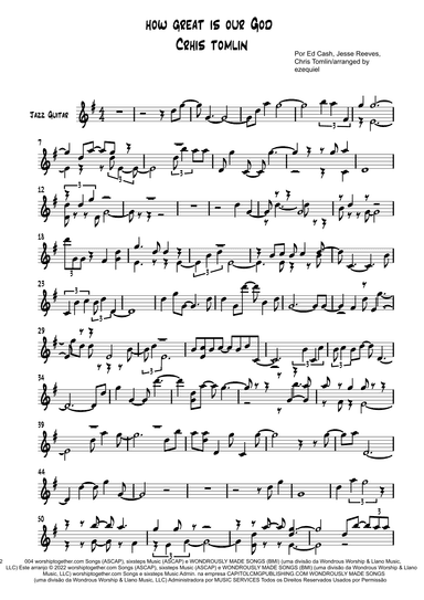 How Great Is Our God (arr. ezequiel zeferino edição)