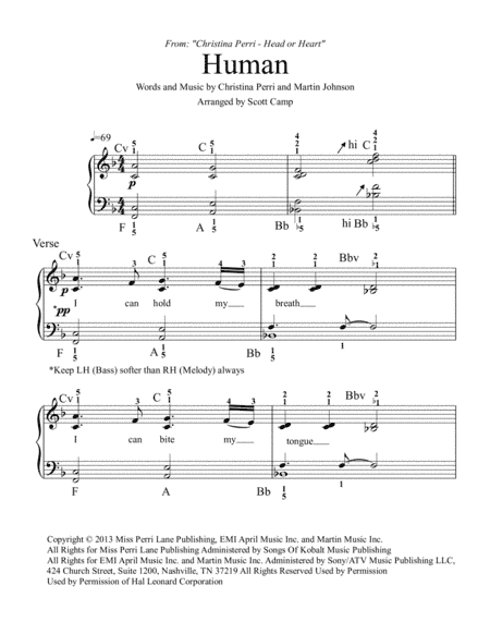 Human (arr. Scott Camp)