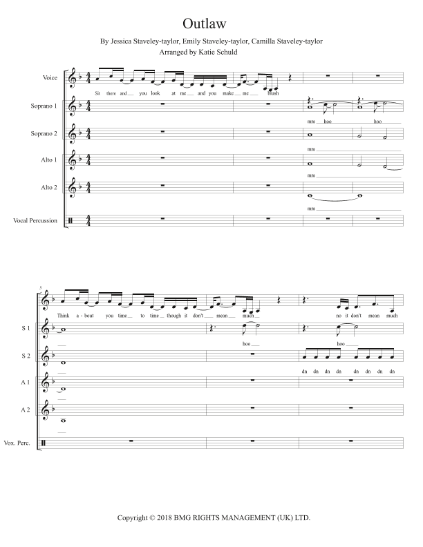 Outlaw (arr. Katie Schuld)