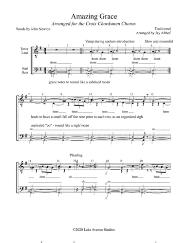 Amazing Grace (arr. Jay Althof)