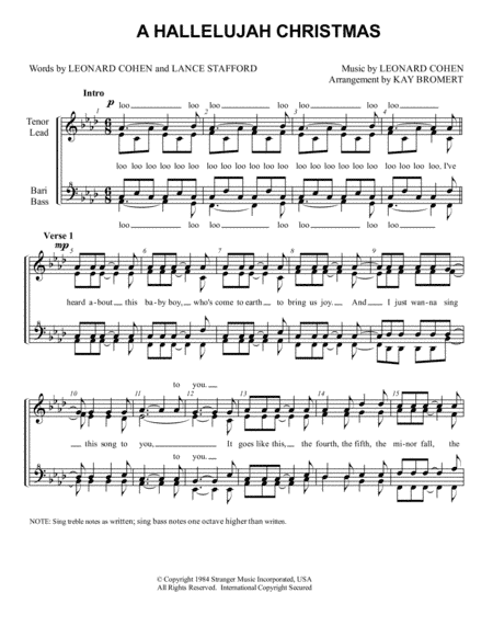 Hallelujah (arr. Kay Bromert)