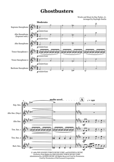 Ghostbusters (arr. Kayleigh Huelin)