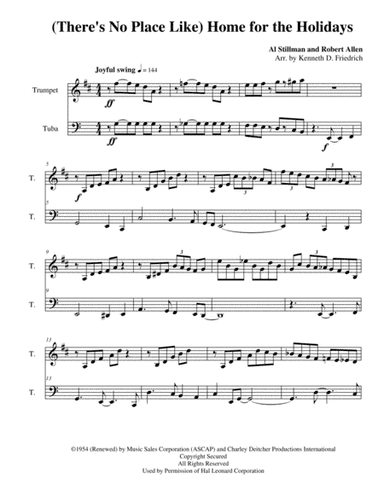 (There's No Place Like) Home For The Holidays (arr. Kenneth D. Friedrich)