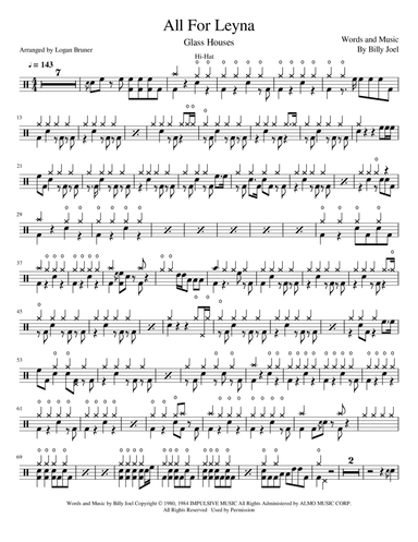 All For Leyna (arr. Logan Bruner)