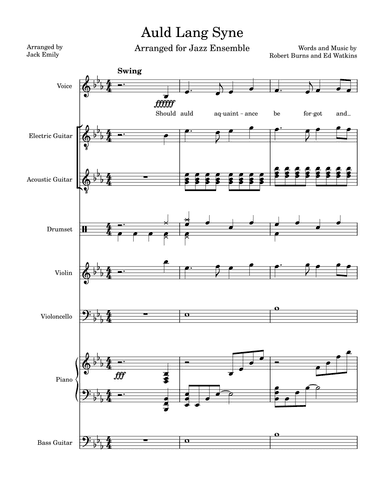 Auld Lang Syne (arr. Jack Emily)