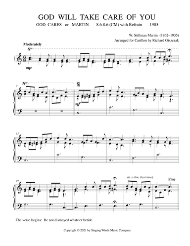 God Will Take Care of You (GOD CARES) (arr. Richard Giszczak)