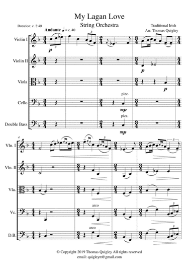 My Lagan Love (arr. Thomas Quigley)