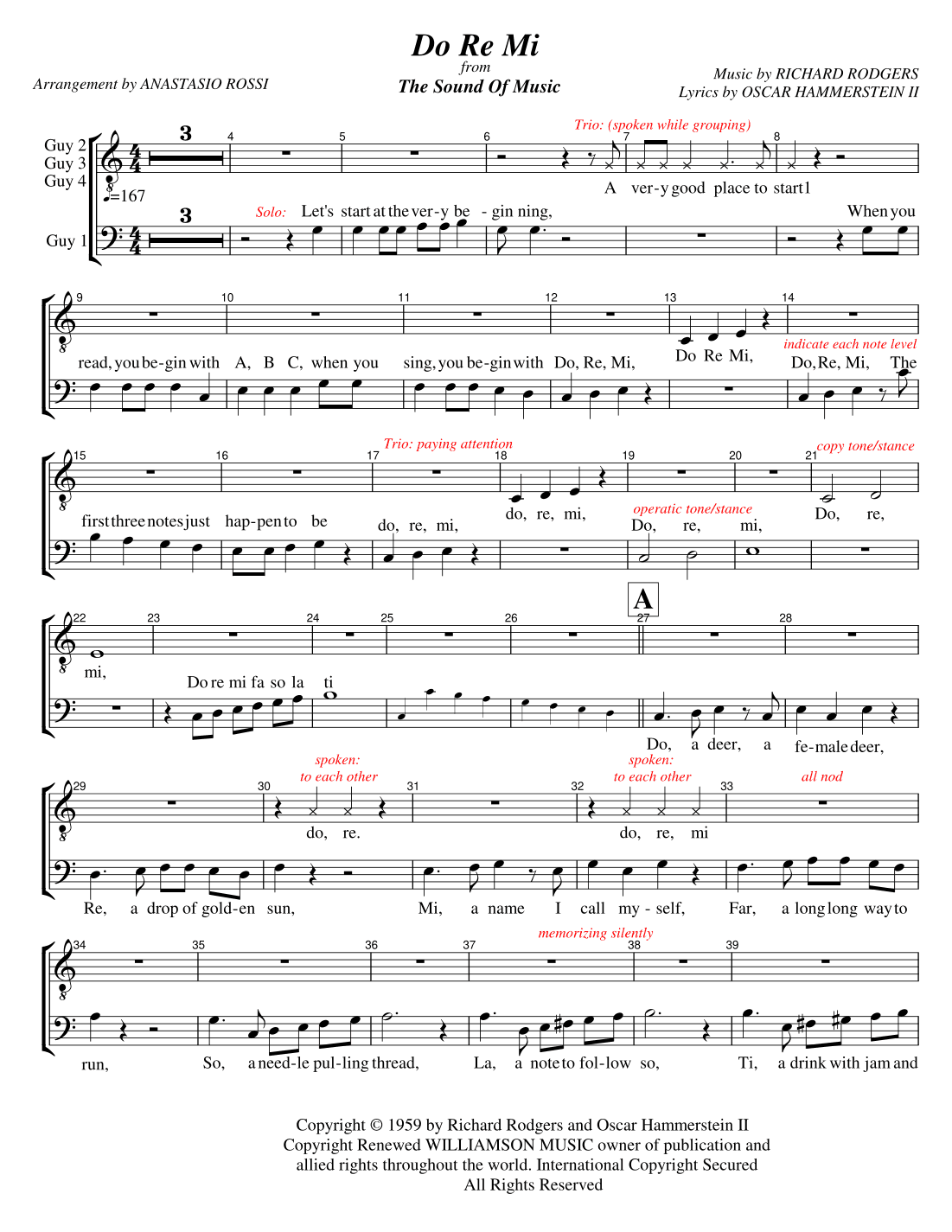 Do-re-mi (arr. Anastasio Rossi)