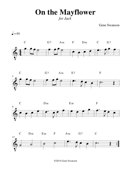 On the Mayflower - Play Along!