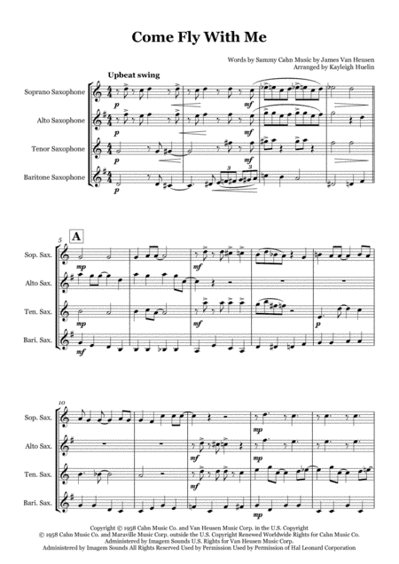 Come Fly With Me (arr. Kayleigh Huelin)
