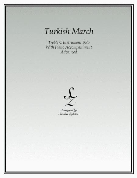 Turkish March (treble C instrument solo) (arr. Sandra Zylstra)
