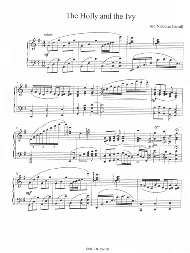 The Holly and the Ivy (arr. Nicholas Carroll)